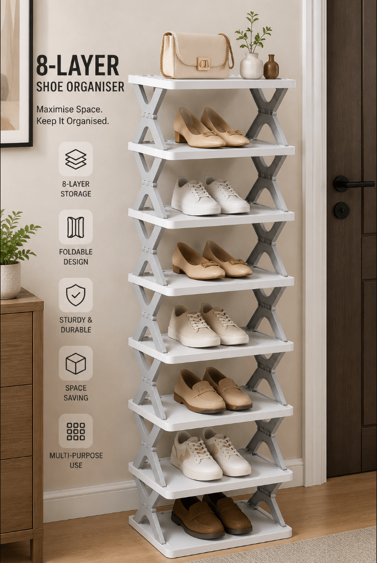 Spaciofy™ StackEase Shoe Organizer - SPACIOFY