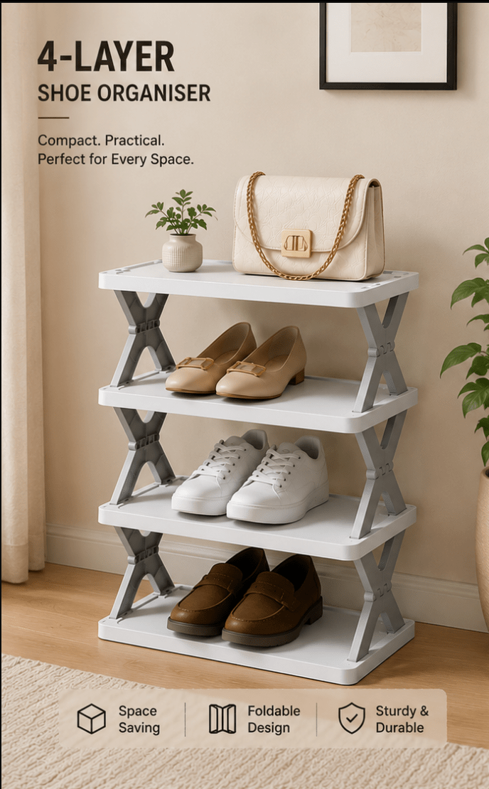 Spaciofy™ StackEase Shoe Organizer - SPACIOFY