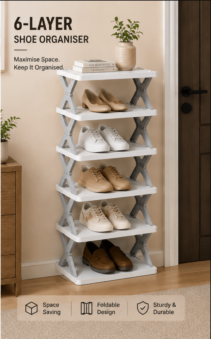 Spaciofy™ StackEase Shoe Organizer - SPACIOFY