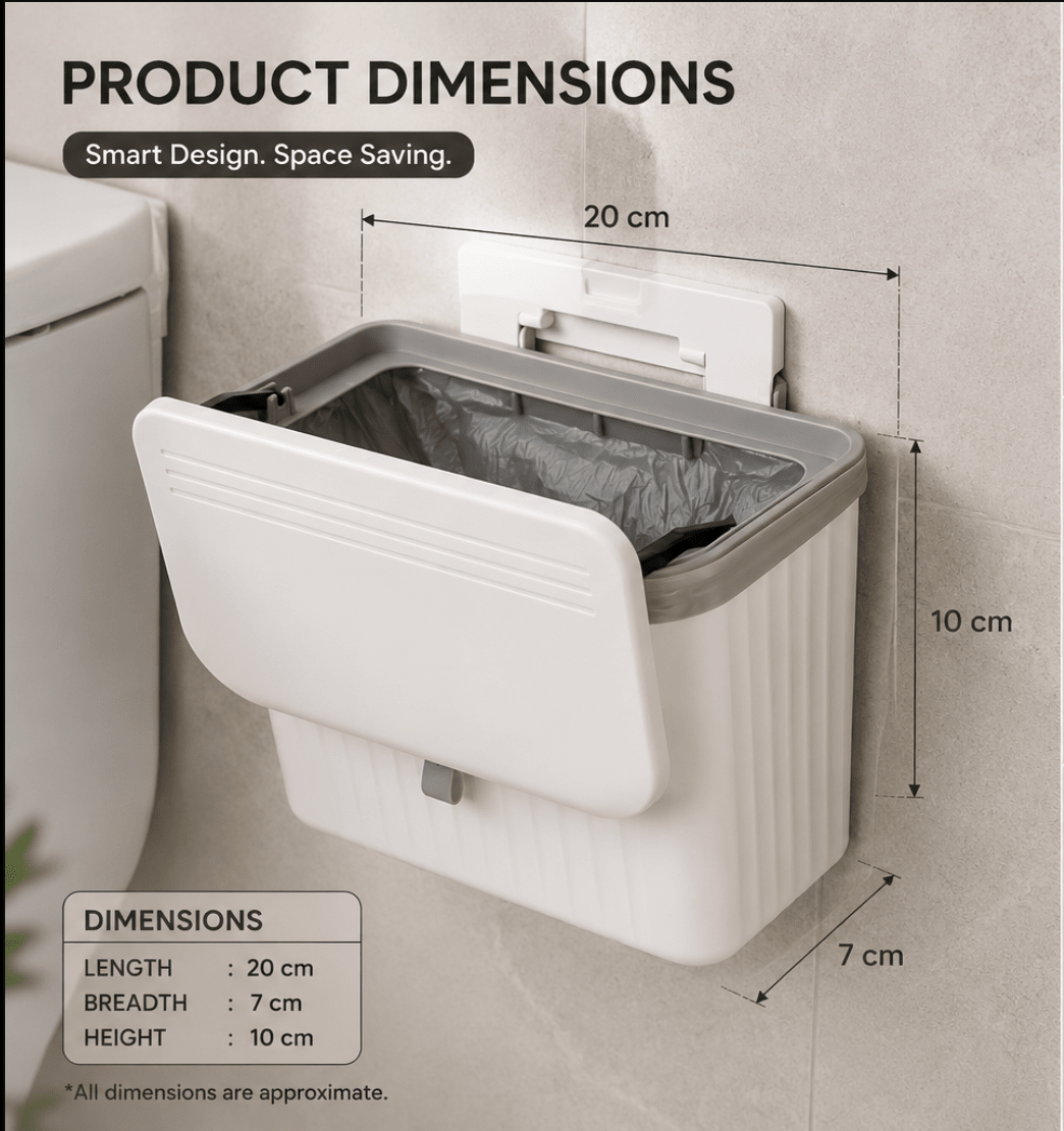 Spaciofy™ FoldAway Wall Bin - SPACIOFY