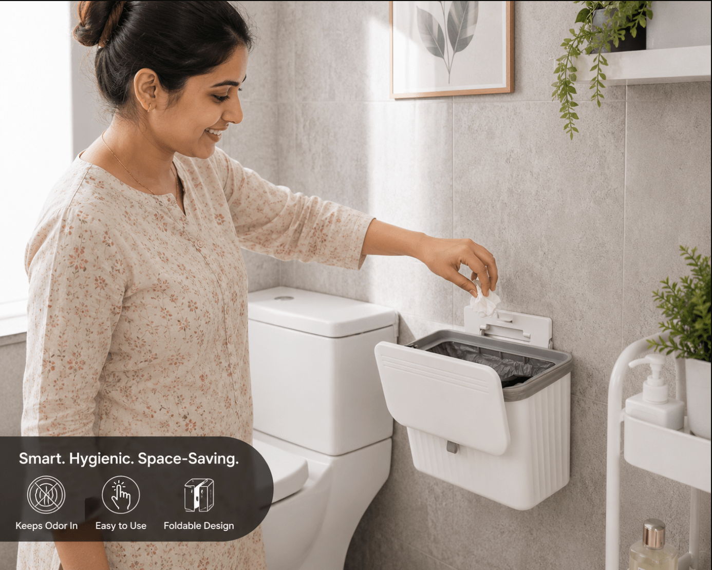 Spaciofy™ FoldAway Wall Bin - SPACIOFY