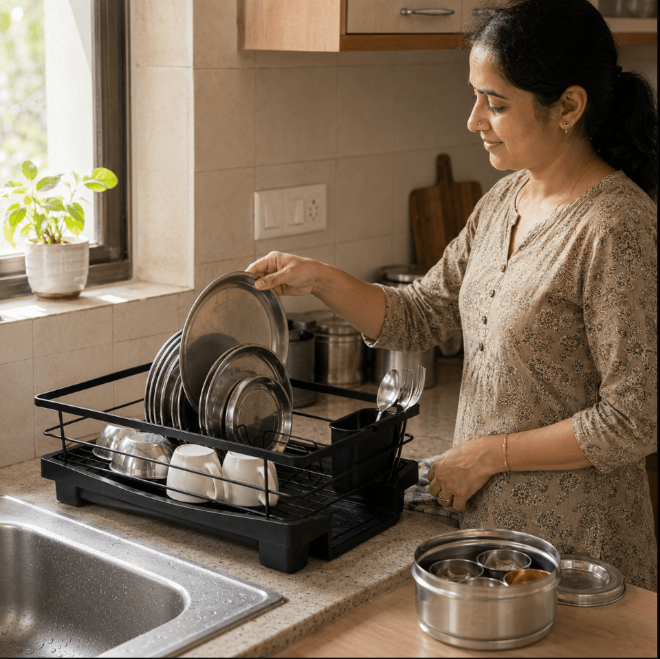 Spaciofy™ DrySpace Dish Rack - SPACIOFY